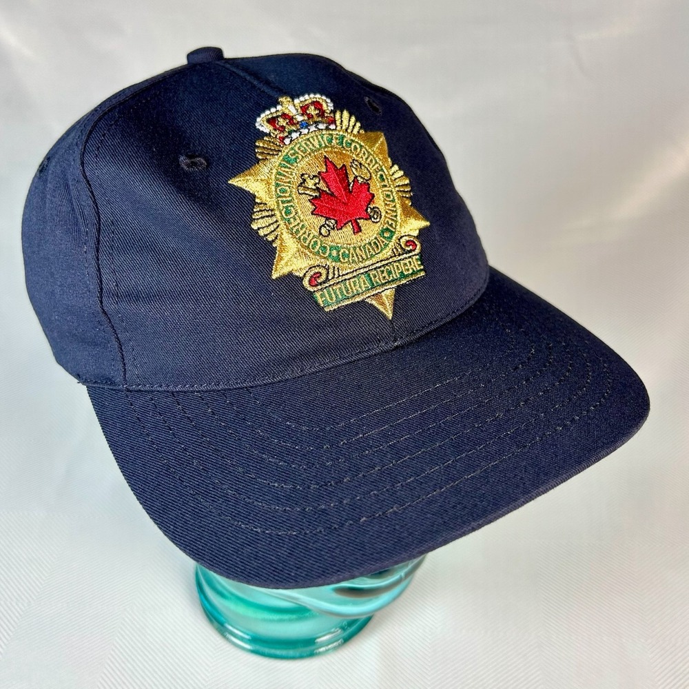 CANADA CORRECTIONAL SERVICE Trucker Hat/Cap Baseball Gold Emblem 2007 NWT RARE